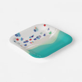 Surf omhoog papieren bordje (Gebogen)