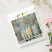 Surf omhoog, pastelstijl gepersonaliseerd bedankzakje (Gezegeld)