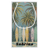 Surf omhoog, pastelstijl gepersonaliseerd klein cadeauzakje (Achterkant)