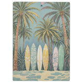 Surf omhoog, pastelstijl gepersonaliseerd klembord (Achterkant)