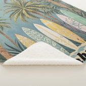 Surf omhoog, pastelstijl gepersonaliseerd sherpa deken (3/4)