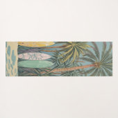 Surf omhoog, pastelstijl gepersonaliseerd yogamat (Achterkant (horizontaal))
