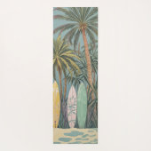 Surf omhoog, pastelstijl gepersonaliseerd yogamat (Achterkant)