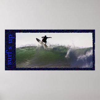 surf omhoog poster