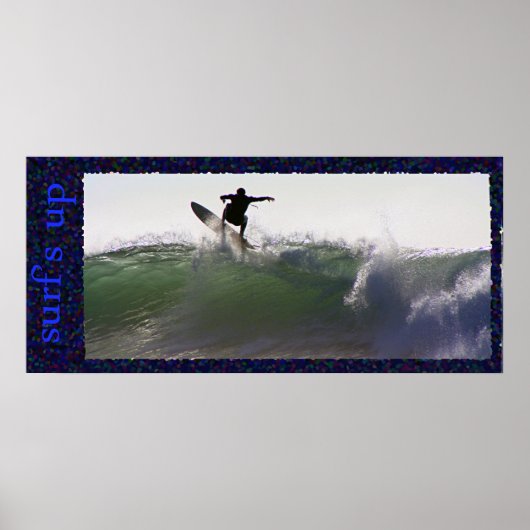surf omhoog poster (Voorkant)