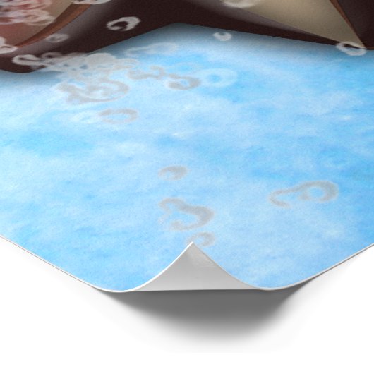 Surf omhoog poster (Hoek)