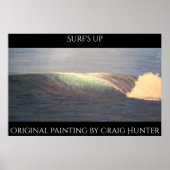 Surf omhoog poster (Voorkant)