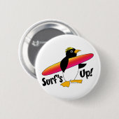 Surf omhoog! ronde button 5,7 cm (Voorkant /achterkant)