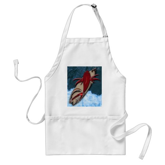 Surf omhoog standaard schort (Voorkant)