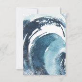 Surf omhoog | Strand Surfboards Kinderen Verjaarda Bedankkaart (Achterkant)