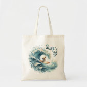 "Surf omhoog" Surfen Graphic Canvas tas (Voorkant)