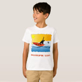 Surf omhoog surfen t-shirt (Voorkant volledig)