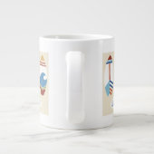 Surf omhoog! Surfplanken Grote Koffiekop (Achterkant)