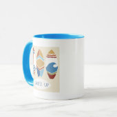 Surf omhoog! Surfplanken Mok (Voorkant links)