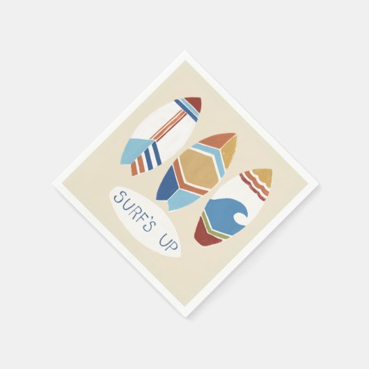 Surf omhoog! Surfplanken Servet (Hoek)