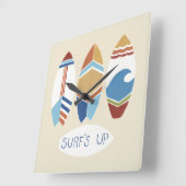 Surf omhoog! Surfplanken Vierkante Klok (Hoek)
