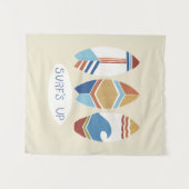 Surf omhoog! Surfplanken Wandkleed (Voorkant (horizontaal))