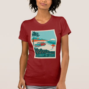 Surf omhoog t-shirt