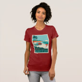 Surf omhoog t-shirt (Voorkant volledig)