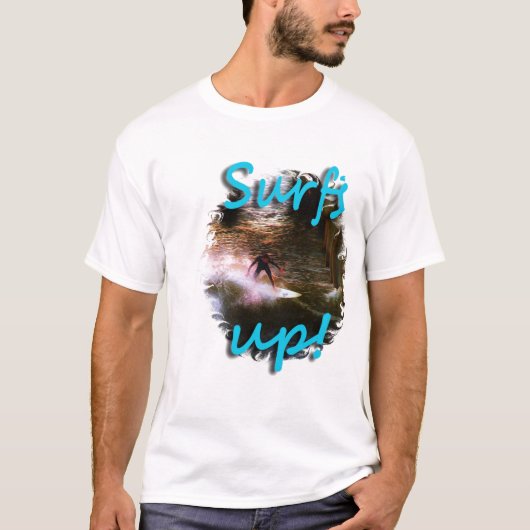 Surf omhoog! t-shirt (Voorkant)