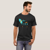Surf omhoog t-shirt (Voorkant volledig)