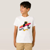 Surf omhoog! t-shirt (Voorkant volledig)