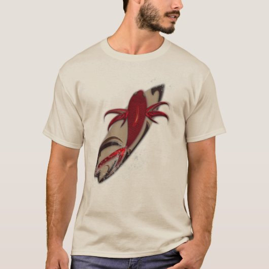 Surf omhoog T-shirt (Voorkant)