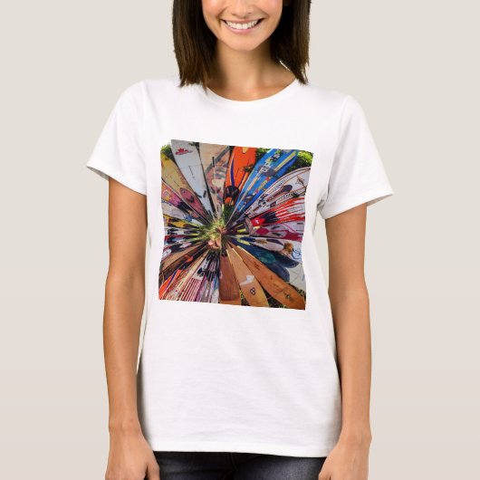 Surf omhoog t-shirt (Voorkant)