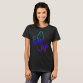 Surf omhoog t-shirt (Voorkant volledig)