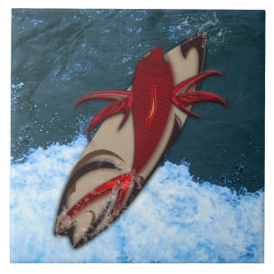 Surf omhoog tegeltje