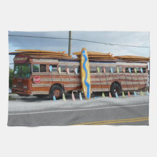 Surf omhoog theedoek