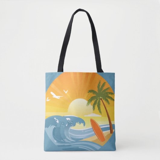 Surf omhoog! tote bag (Voorkant)
