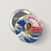 Surf omhoog! Tulsi 2020 Ronde Button 5,7 Cm (Voorkant /achterkant)