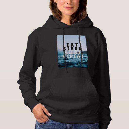 Surf ontwerp hoodie (Voorkant)
