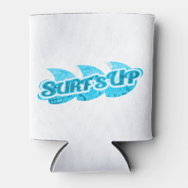 Surf op aqua blue golven blikjeskoeler