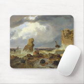 Surf op een Rocky Coast, 1835 Muismat (Met muis)