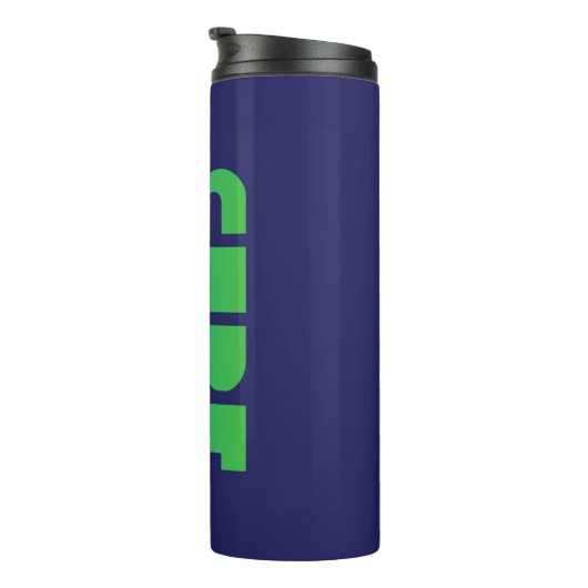 Surf op het Poster Waves Thermosbeker (Geroteerd rechts)