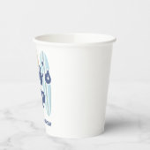 Surf op strandstralen papieren bekers (Links)