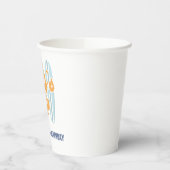Surf op strandstralen papieren bekers (Links)