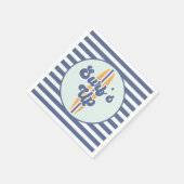 Surf op strandstralen servet (Hoek)