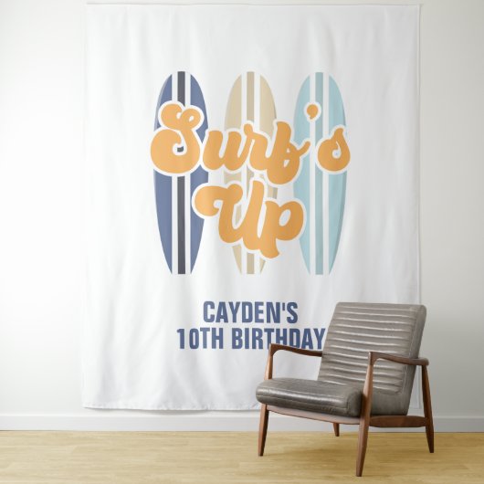 Surf op strandstranspanner wandkleed (In situ)
