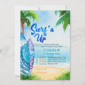 Surf op surfplanken op elke dag van de dag kaart (Voorkant)