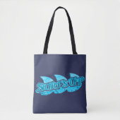 Surf Opblauw surfers canvas tas (Voorkant)