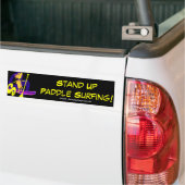 Surf opstand-up peddel bumpersticker (Op Truck)
