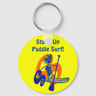 Surf opstand-up peddel sleutelhanger
