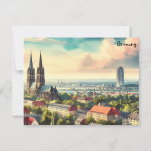 surf Oude Kunst vintage reizen berlijn Duitsland s Briefkaart