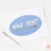 Surf ovale grote stickers (Envelop)