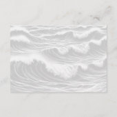 Surf Paar Bruiloft Informatiekaartje (Achterkant)