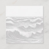 Surf Paar Bruiloft QR Code Informatiekaartje (Achterkant)