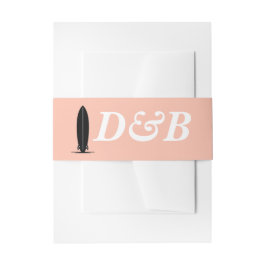 Surf Paar Bruiloft Uitnodigingen Wikkel